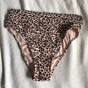 High waisted swim bottom